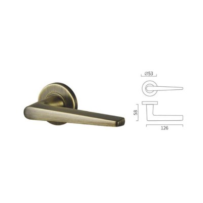 Solod lever handle