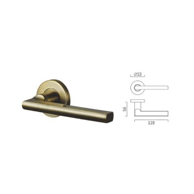 Solod lever handle