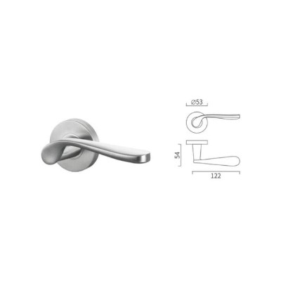 Special shape casting lever handle