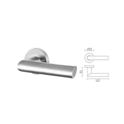 Special shape casting lever handle