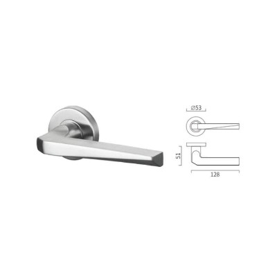 Square casting lever handle