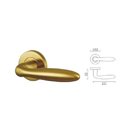 Solod lever handle