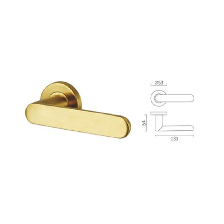 Solod lever handle