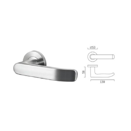 Solod lever handle