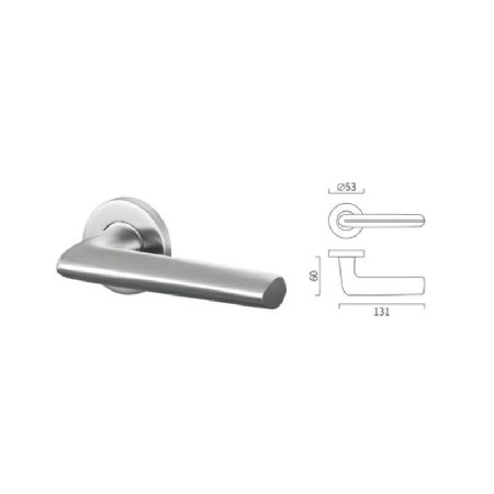 Solod lever handle