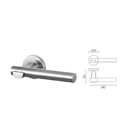 Conecting casting lever handle