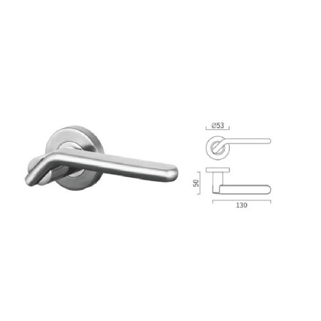 Conecting casting lever handle